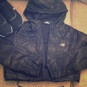 New Balance Black and Gold Jacket